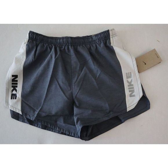 Nike DM4801 475 Men's Sz S Gray Dri-FIT Heritage 4" Brief-Lined Running Shorts - Picture 1 of 7